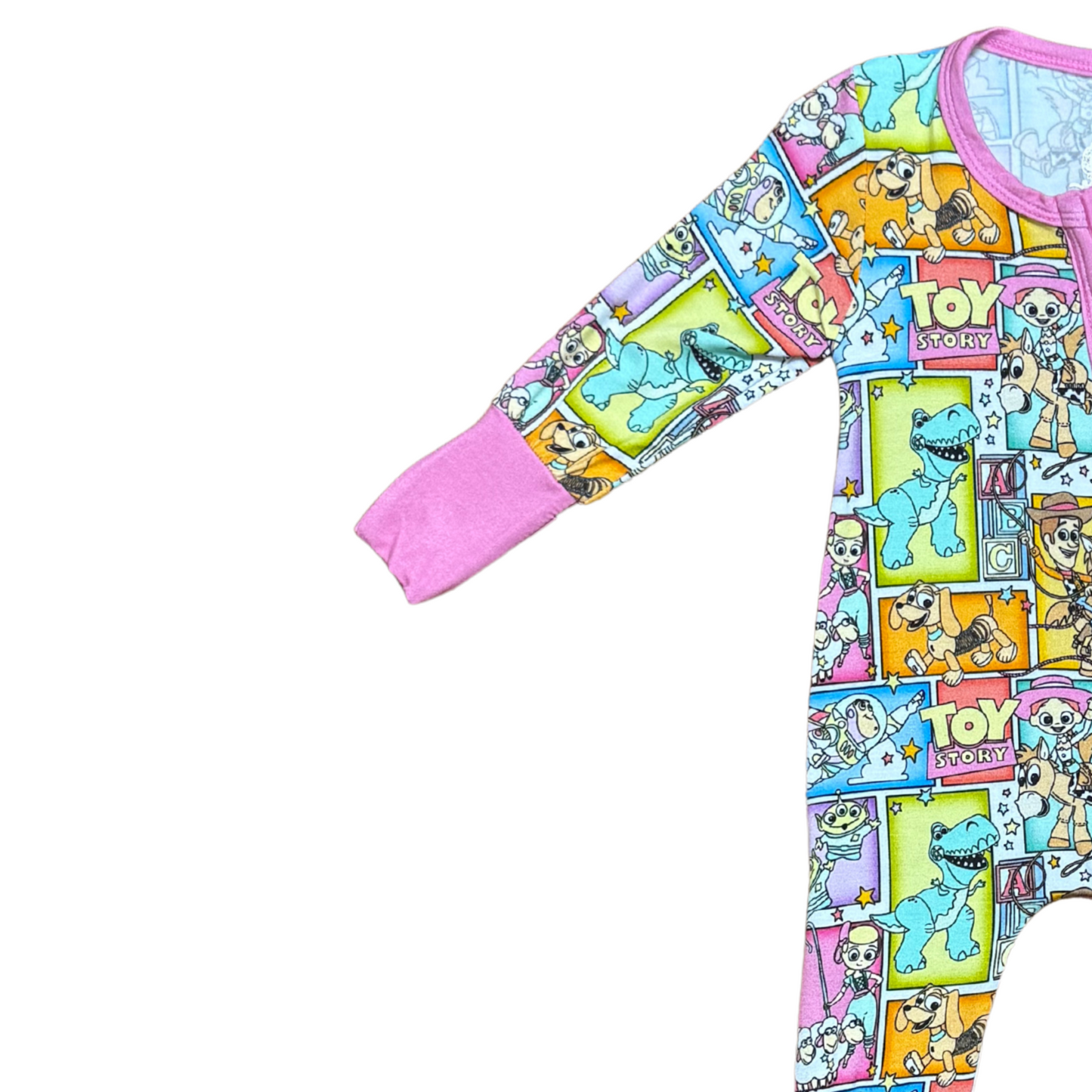 Toy Story Patchwork Bamboo Romper