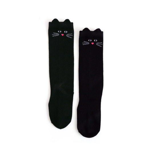 Black Cat Knee High Socks