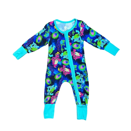 Let's All Go To Dragon Land Bamboo Romper