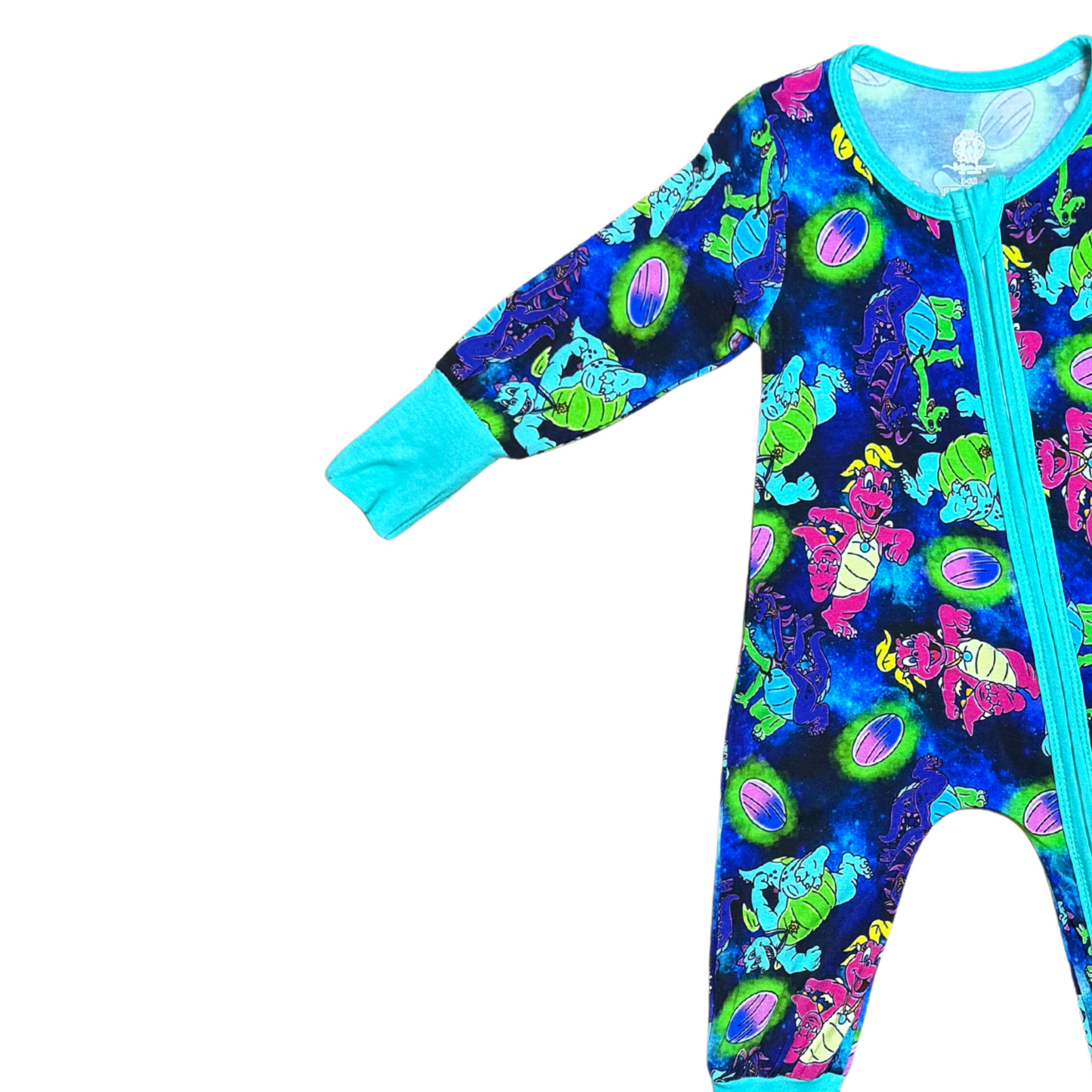 Let's All Go To Dragon Land Bamboo Romper