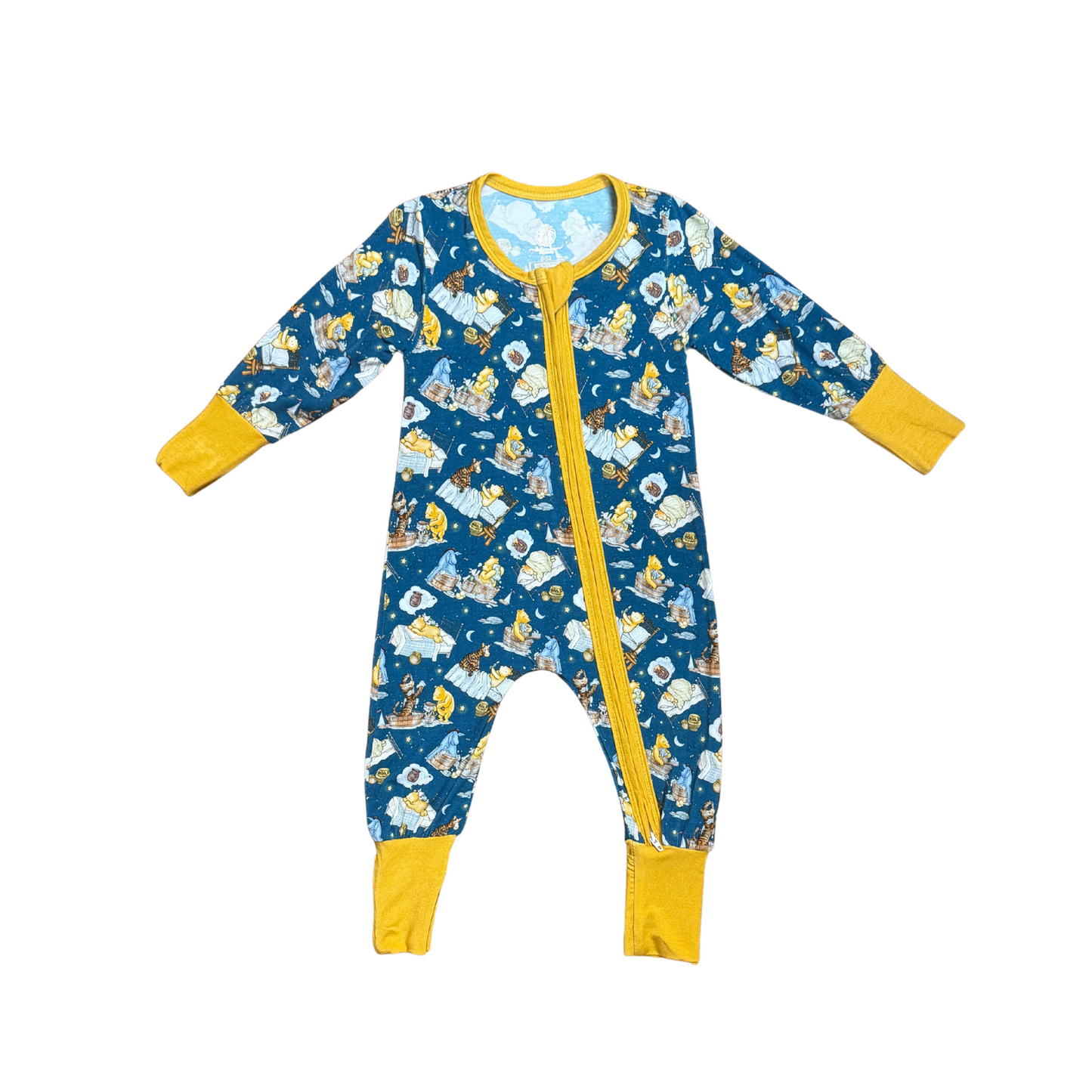 Sleepy Time Pooh Bamboo Romper