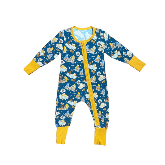 Sleepy Time Pooh Bamboo Romper