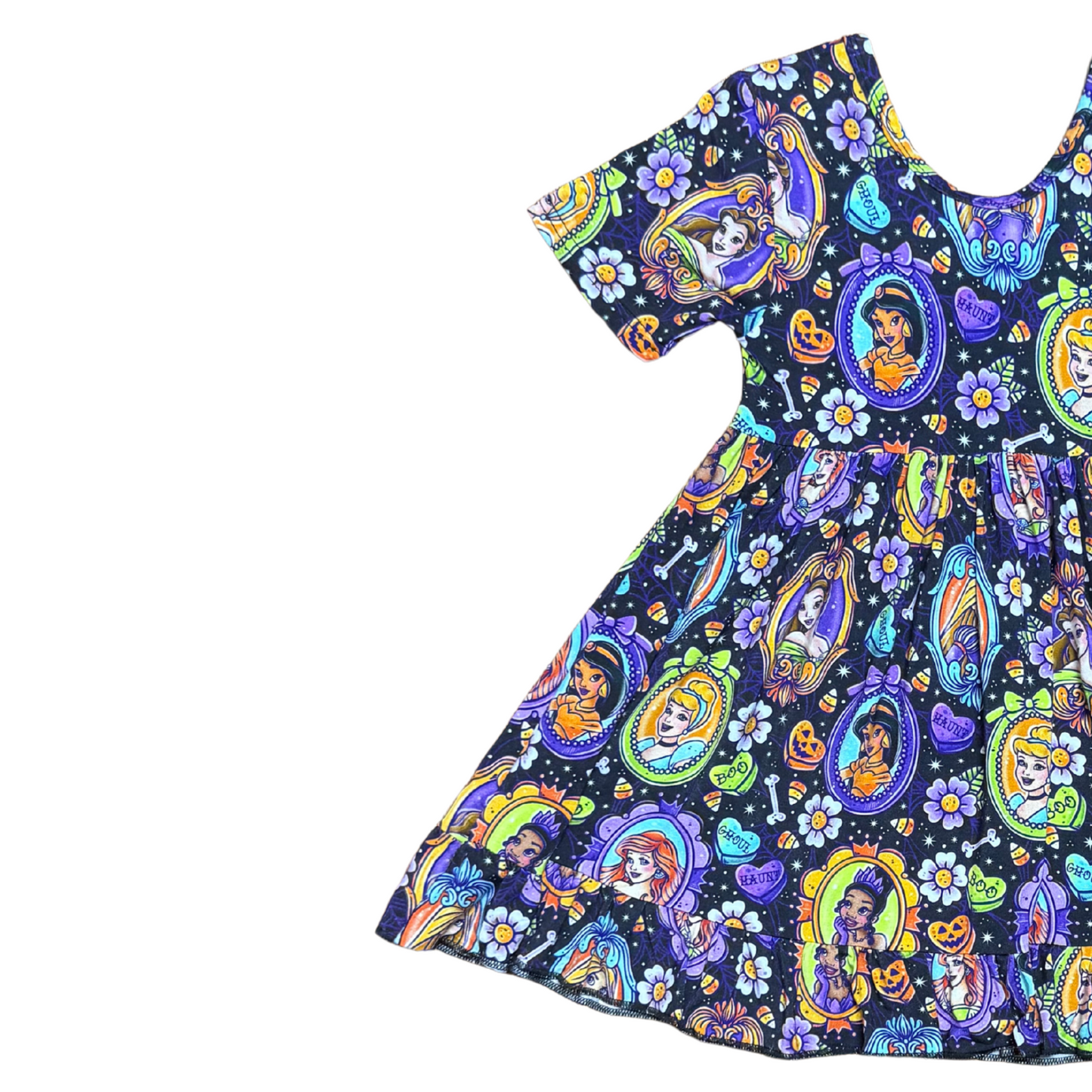 Spooky Princess Bamboo Twirl Dress