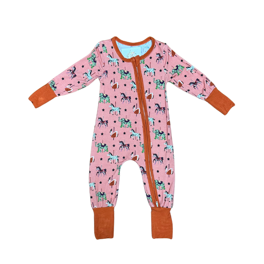Spooky Carousal Bamboo Romper