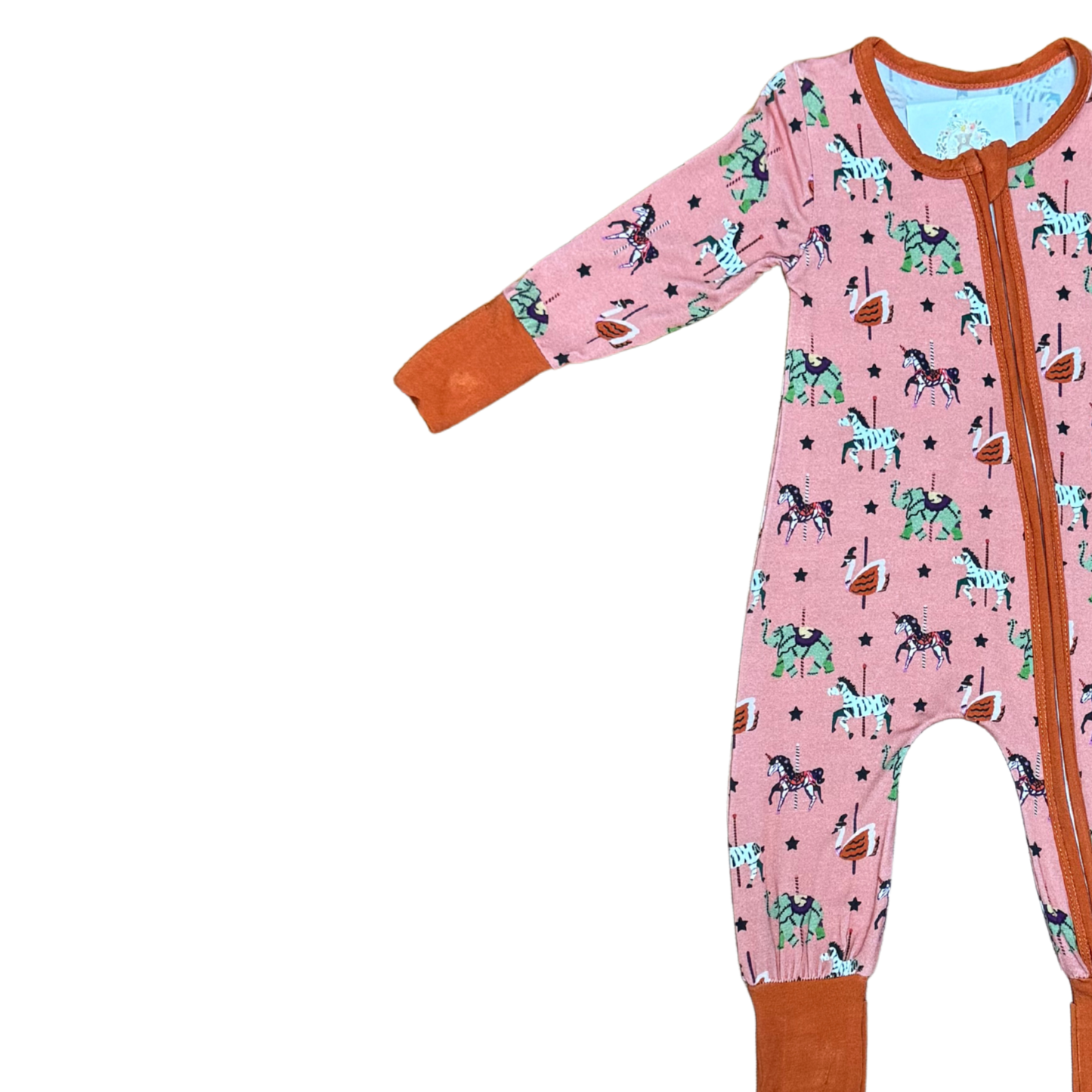 Spooky Carousal Bamboo Romper