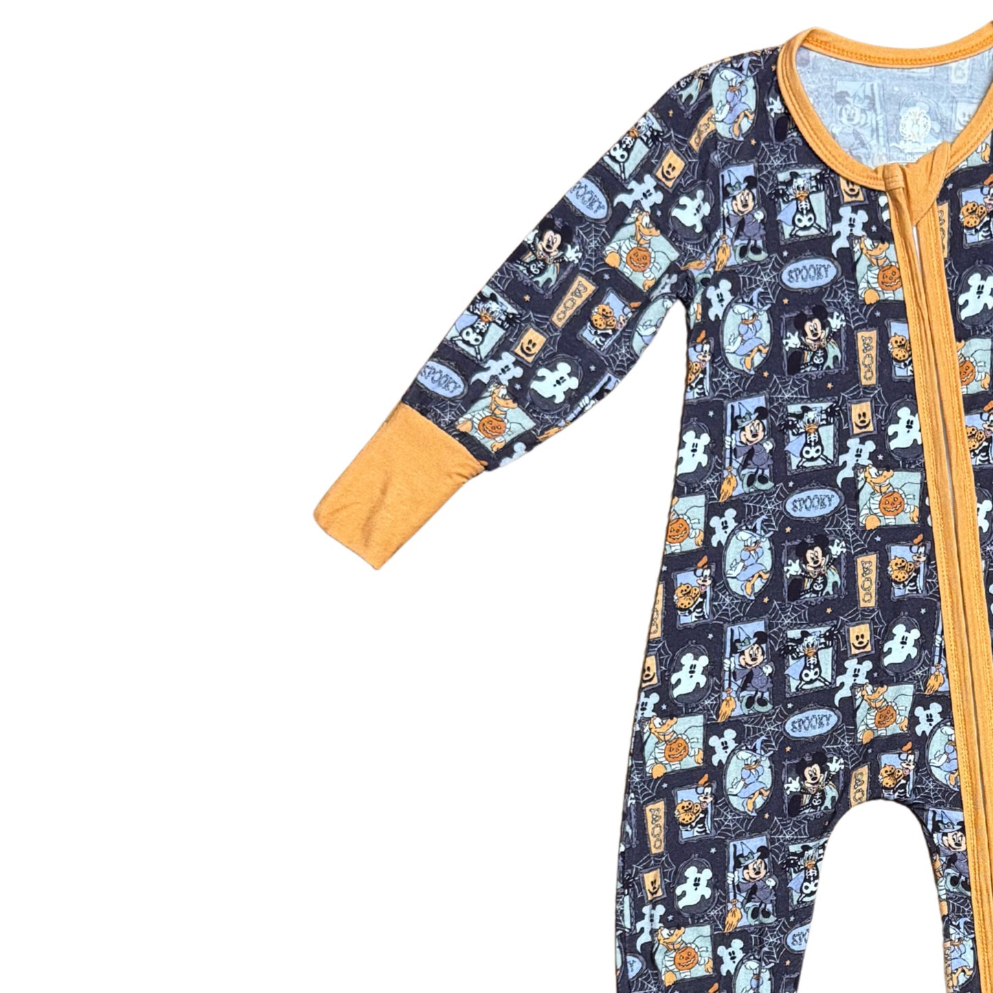 Mickey & Friends Spooky Frames Bamboo Romper