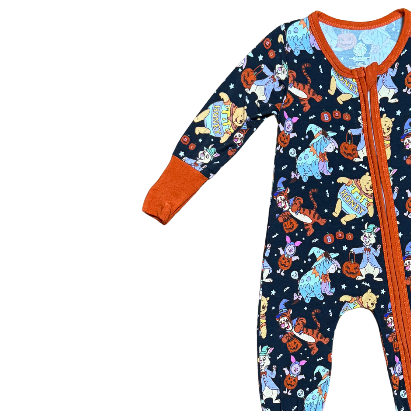 Halloween Pooh & Friends Bamboo Romper