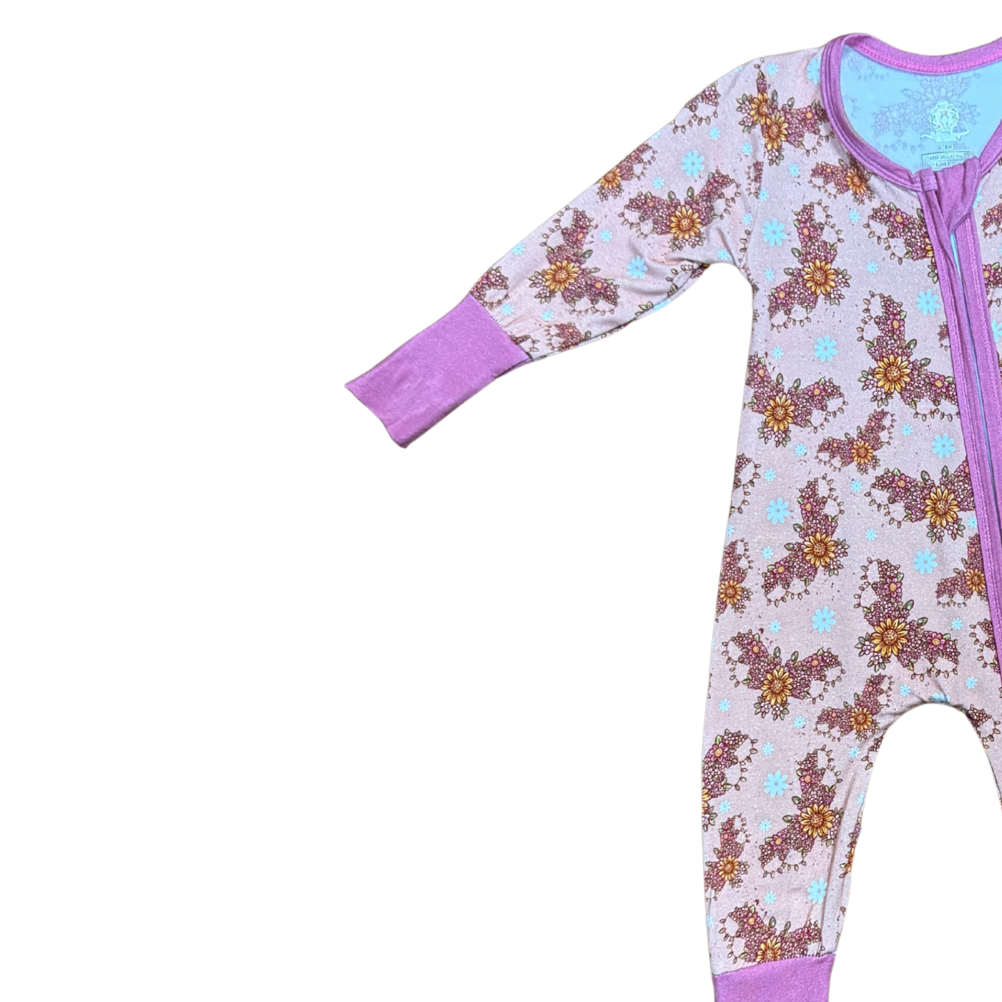 Just A Little Batty Bamboo Romper