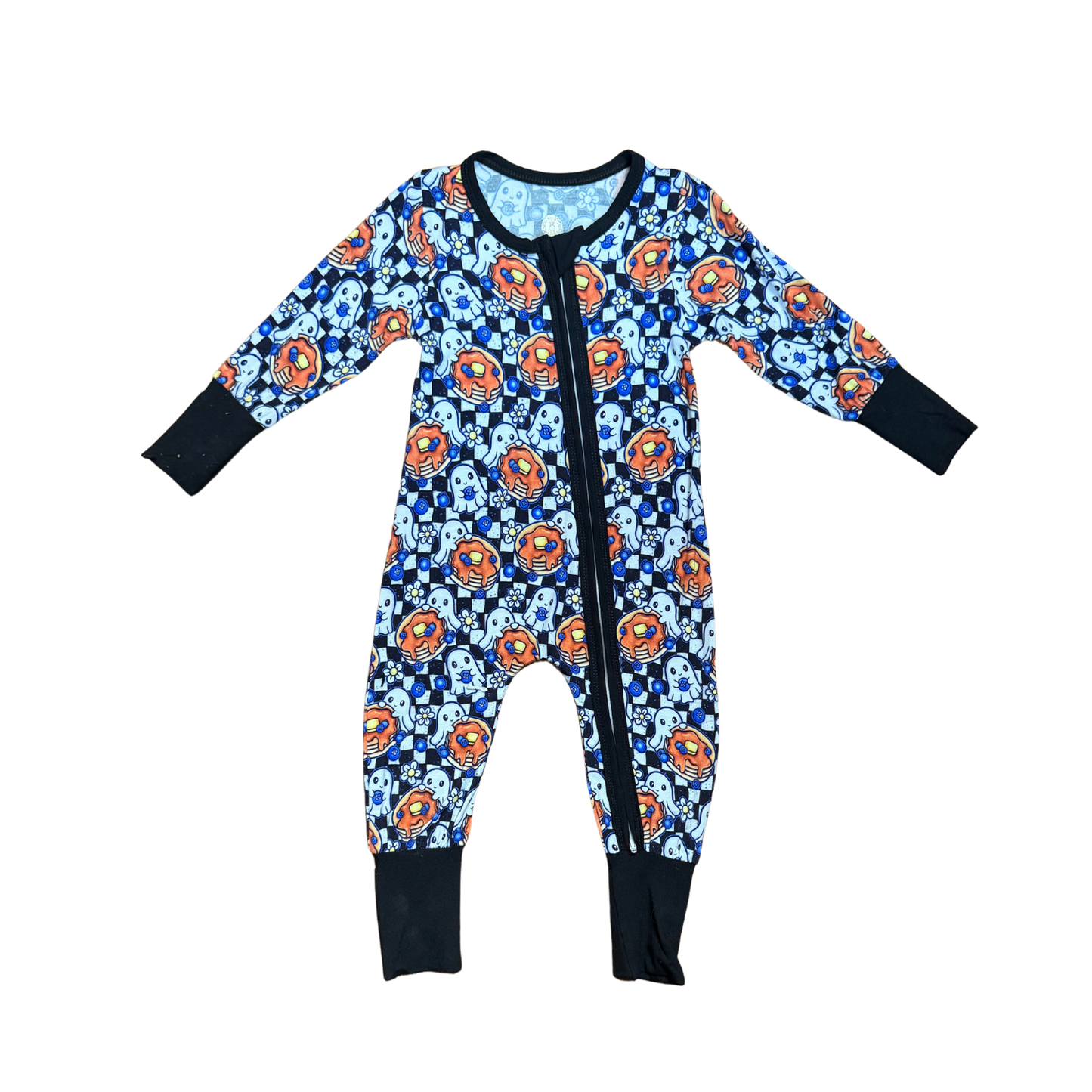 Boo Berry Pancakes Bamboo Romper
