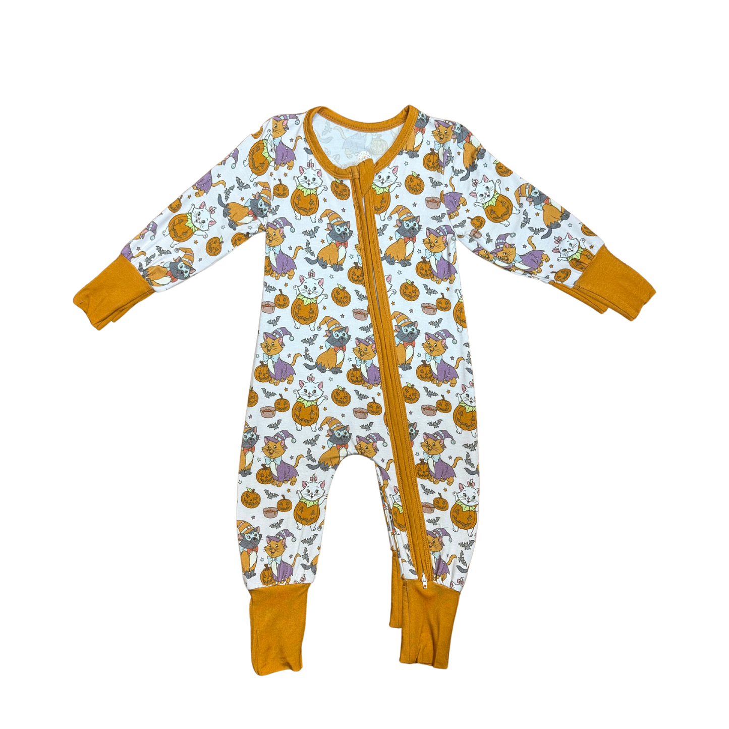 Aristocats Celebrate Halloween Bamboo Romper