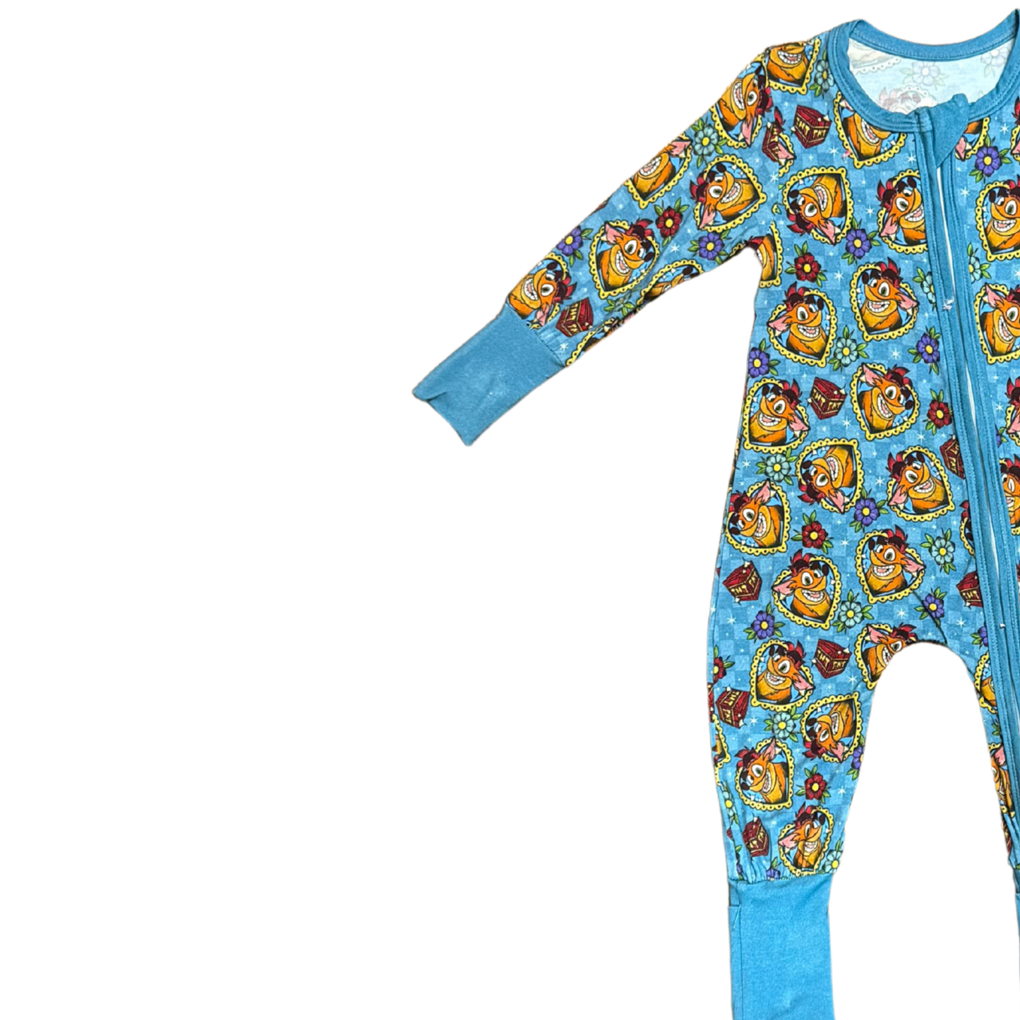 Crash Bandicoot Tattoo Style Bamboo Romper