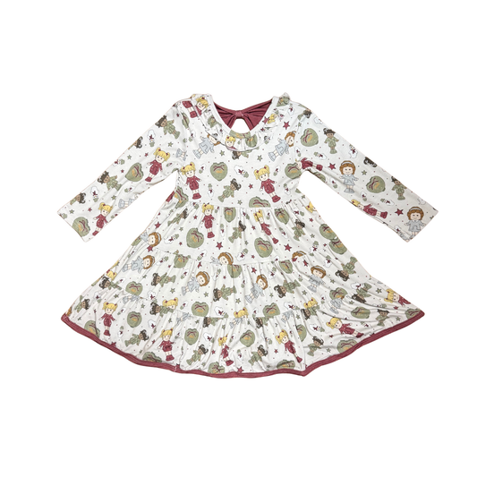 A Polly Pocket Christmas Bamboo Twirl Dress