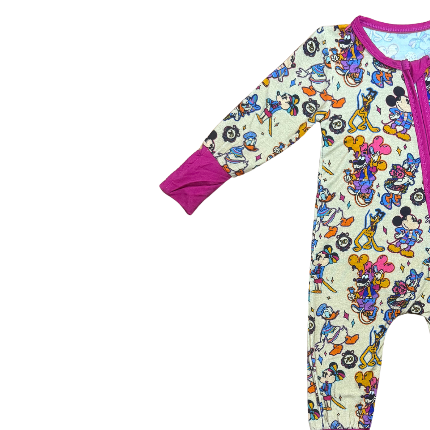 Vintage Mickey Bamboo Romper