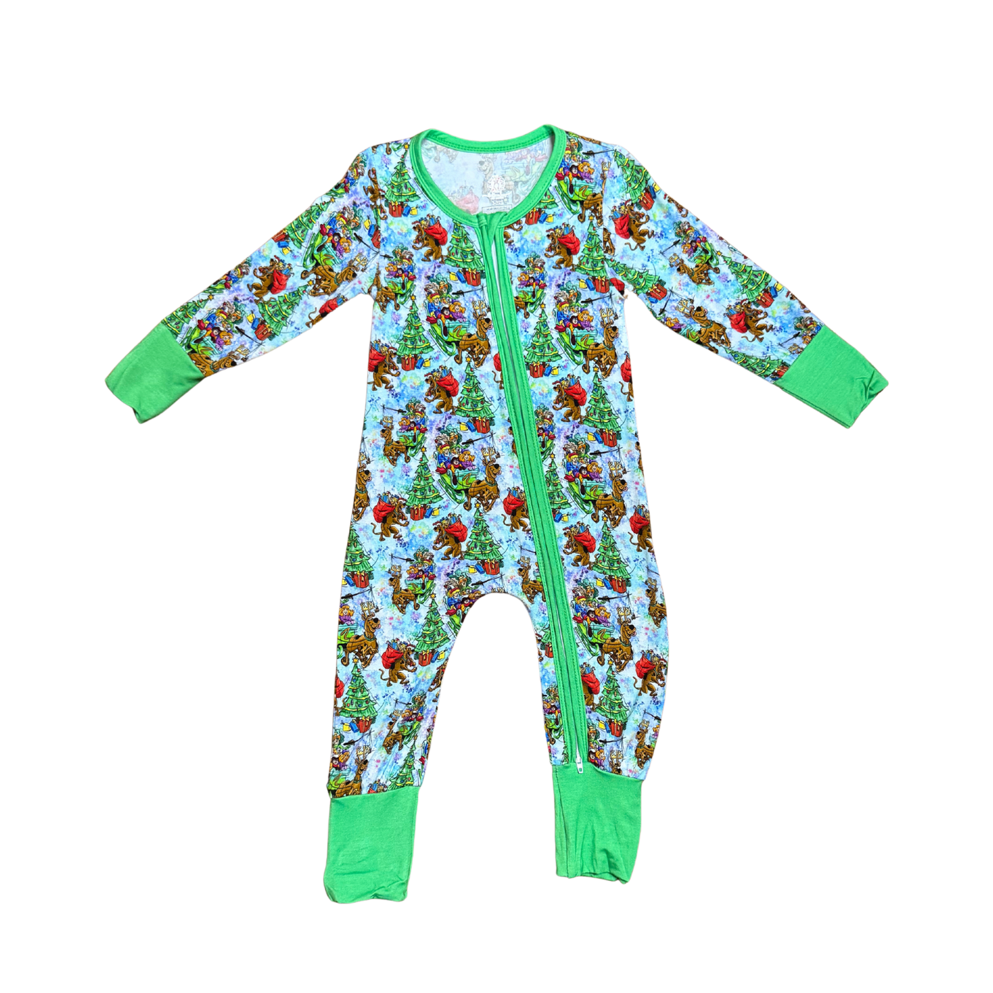 Scooby Sled Bamboo Romper