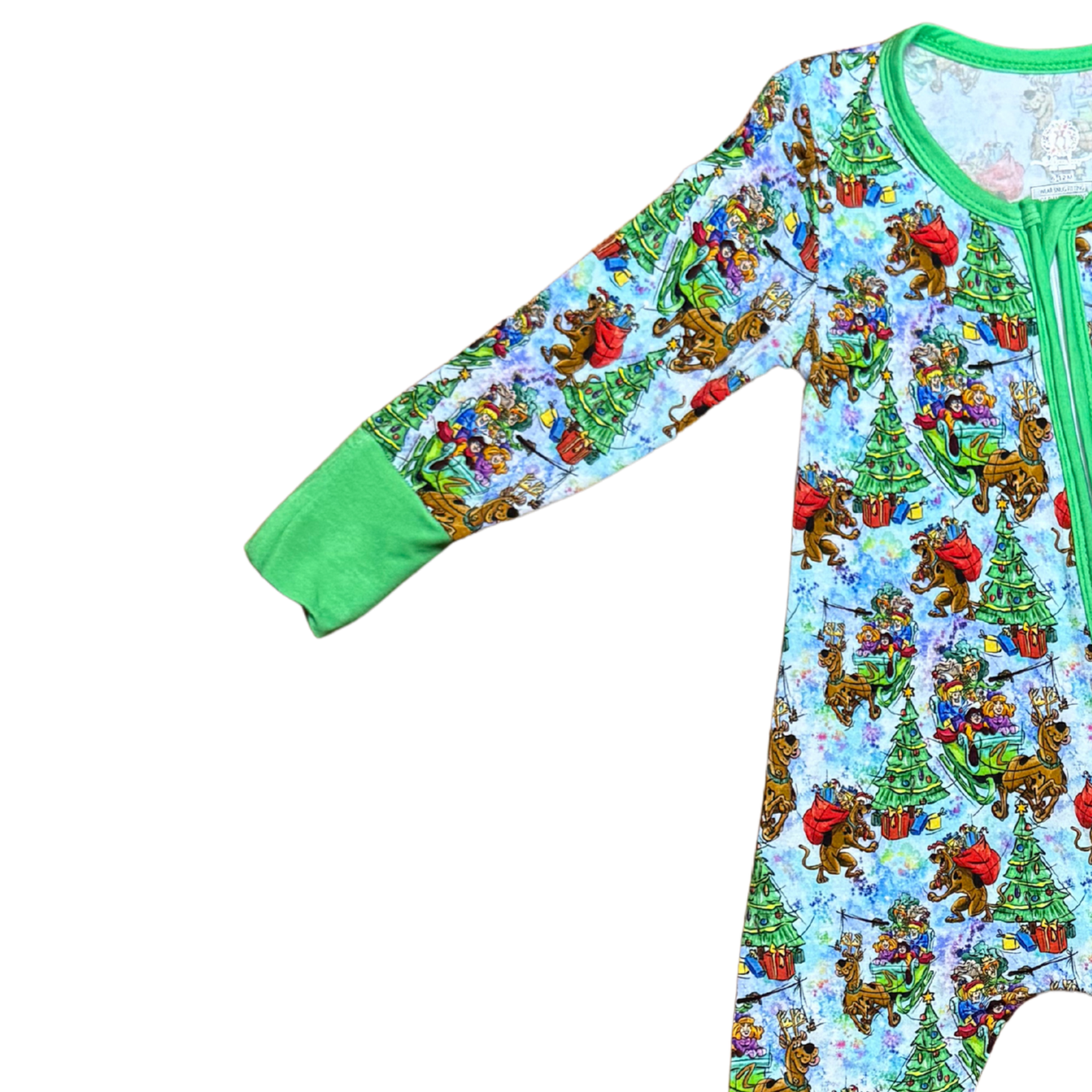 Scooby Sled Bamboo Romper