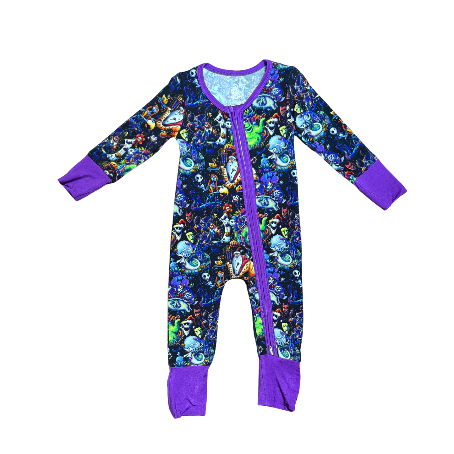 A Little Nightmare Before Christmas Bamboo Romper