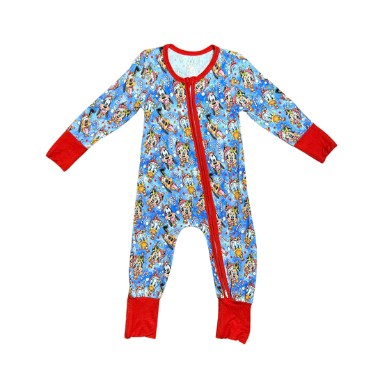 Mickey & Friends Celebrate Christmas Bamboo Romper