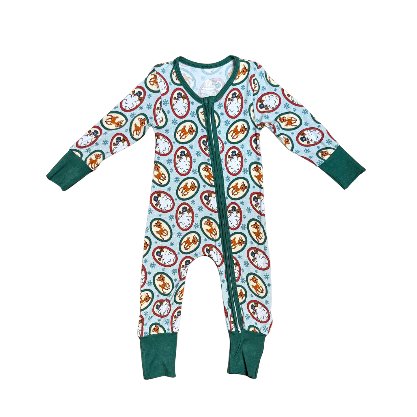 Frosty and Friends Bamboo Romper