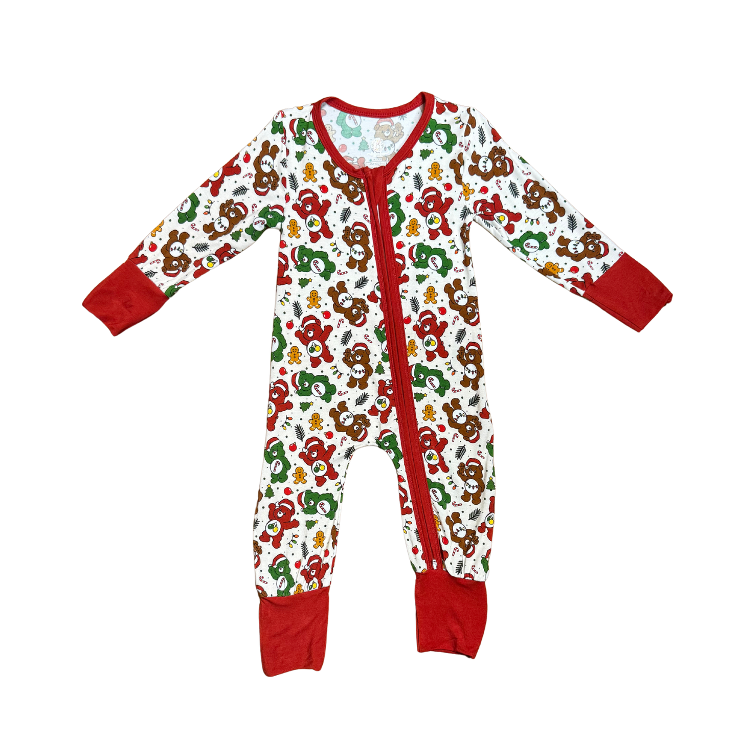 Christmas Care Bears Bamboo Romper