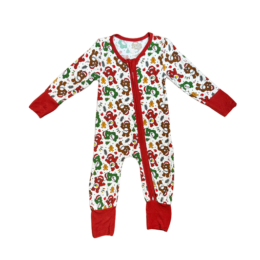 Christmas Care Bears Bamboo Romper
