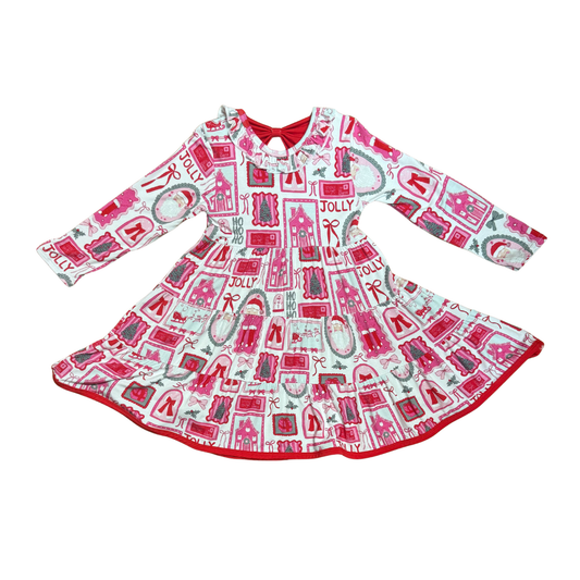 Holiday Cheer Bamboo Twirl Dress