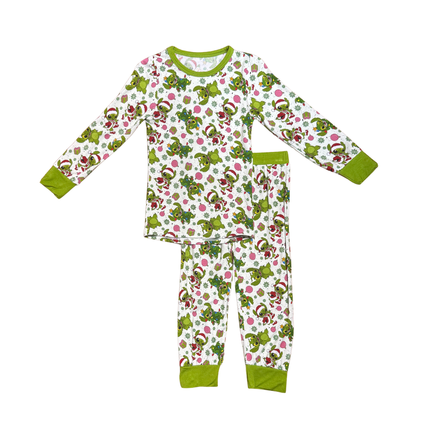 Grinchy Stitch Bamboo PJ's