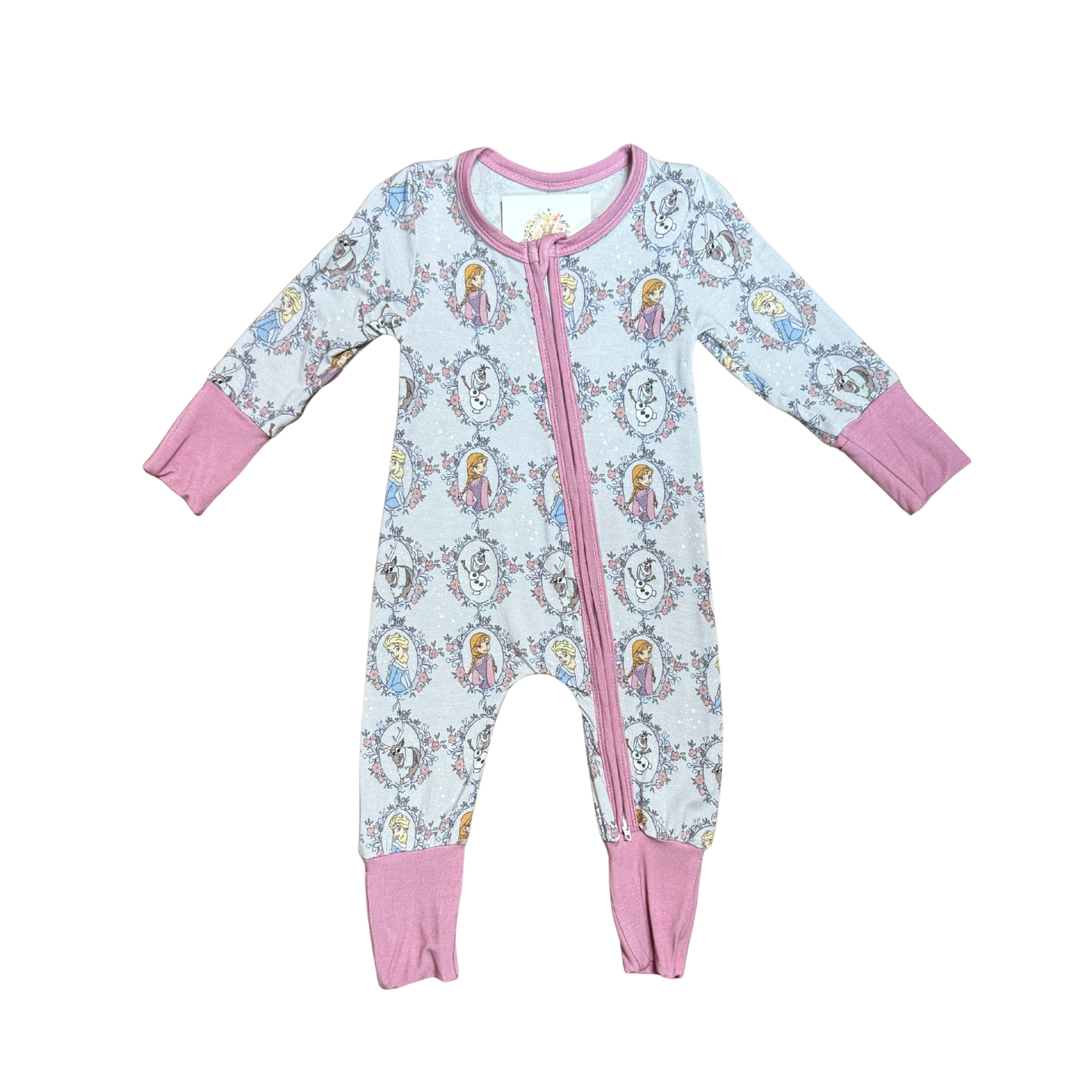 Frozen Frames Bamboo Romper (LS)
