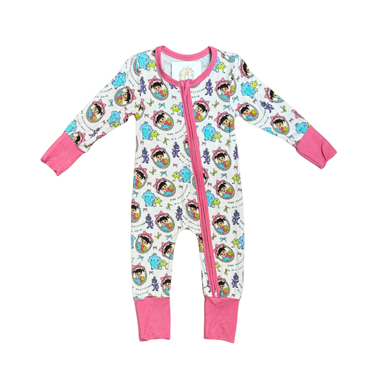 Monsters Inc. Frames Bamboo Romper