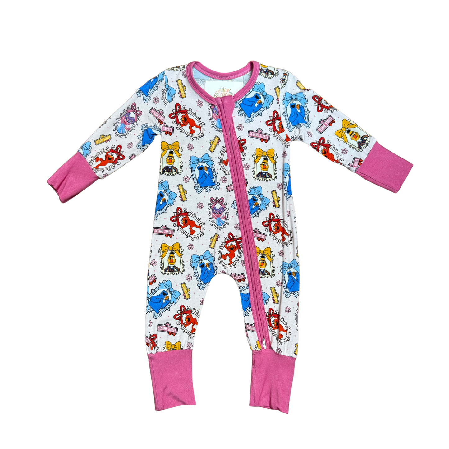 Sesame Street Coquette Frames Bamboo Romper