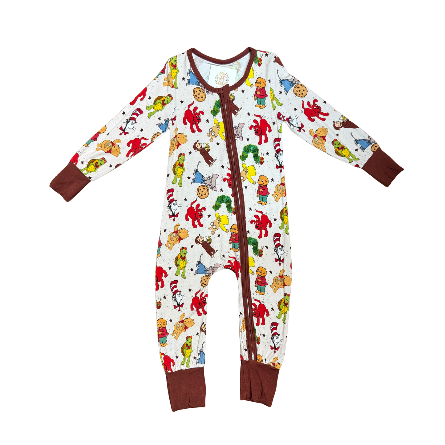 Let's Go To The Library Bamboo Romper