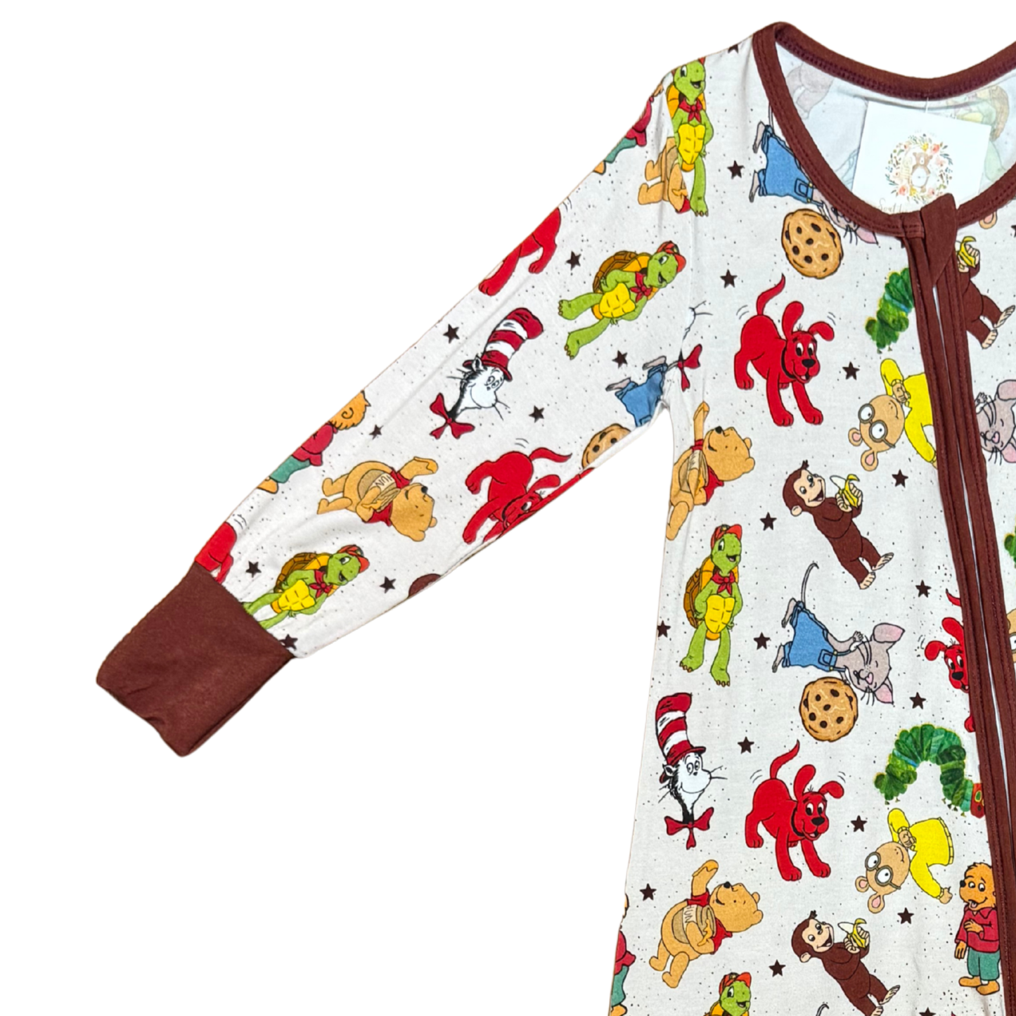 Let's Go To The Library Bamboo Romper