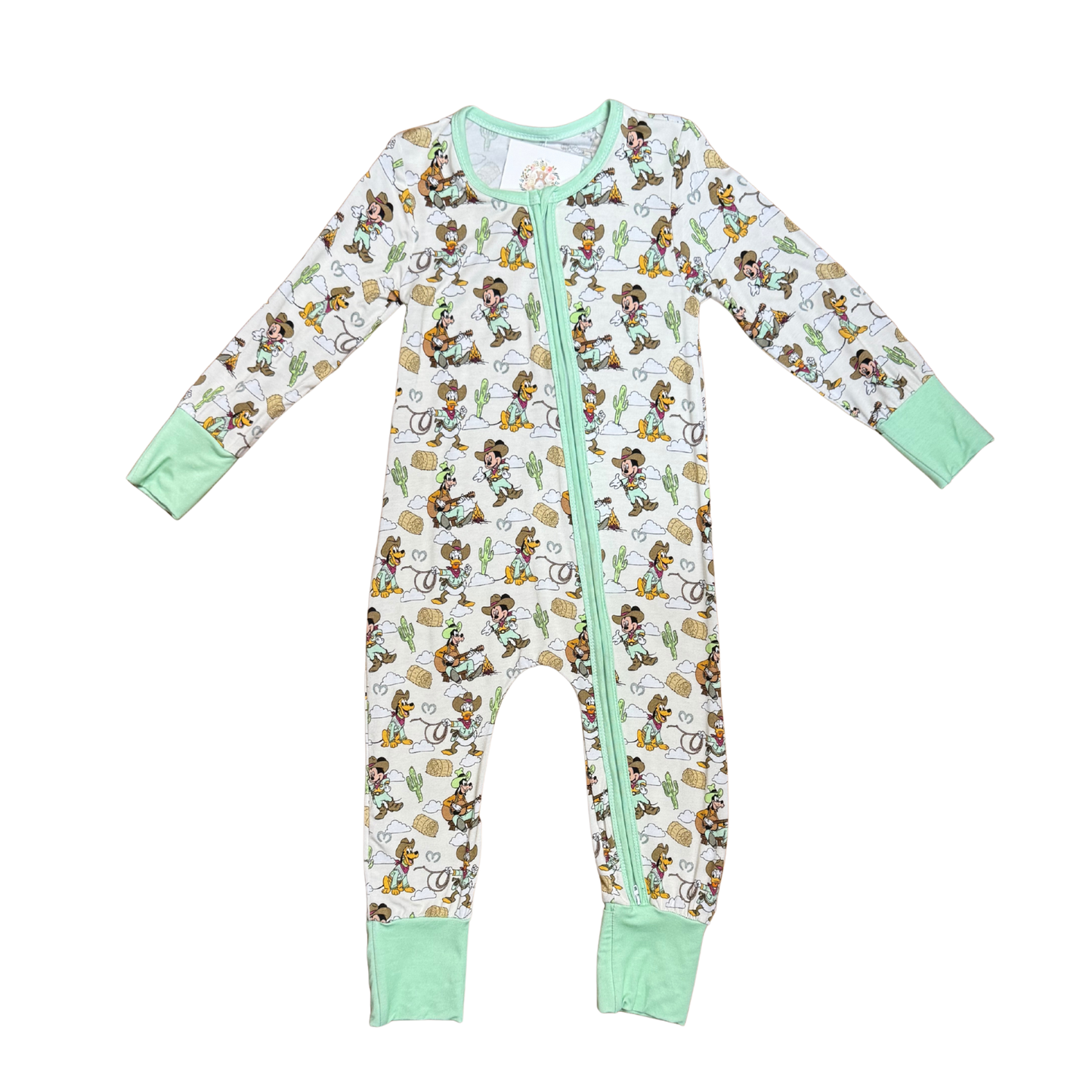 Wild West Mickey & Friends Bamboo Romper