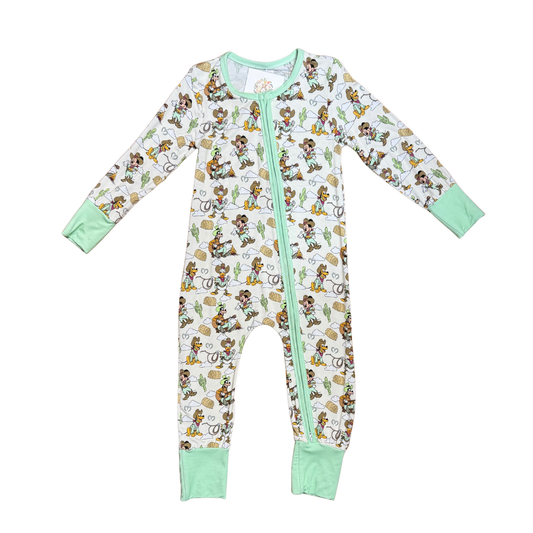 Wild West Mickey & Friends Bamboo Romper