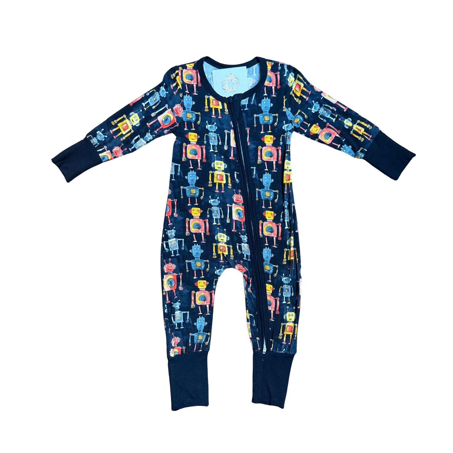 Robots Bamboo Romper
