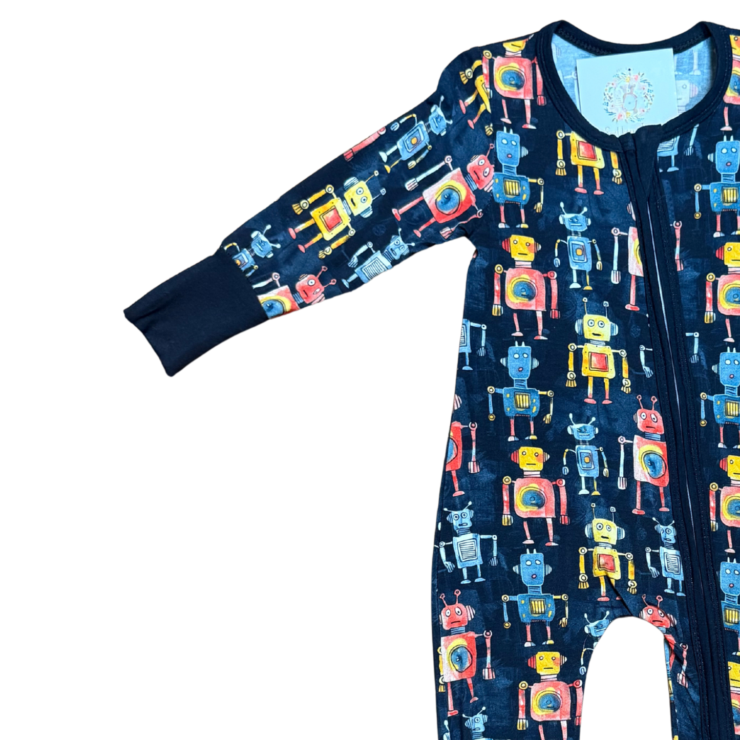 Robots Bamboo Romper