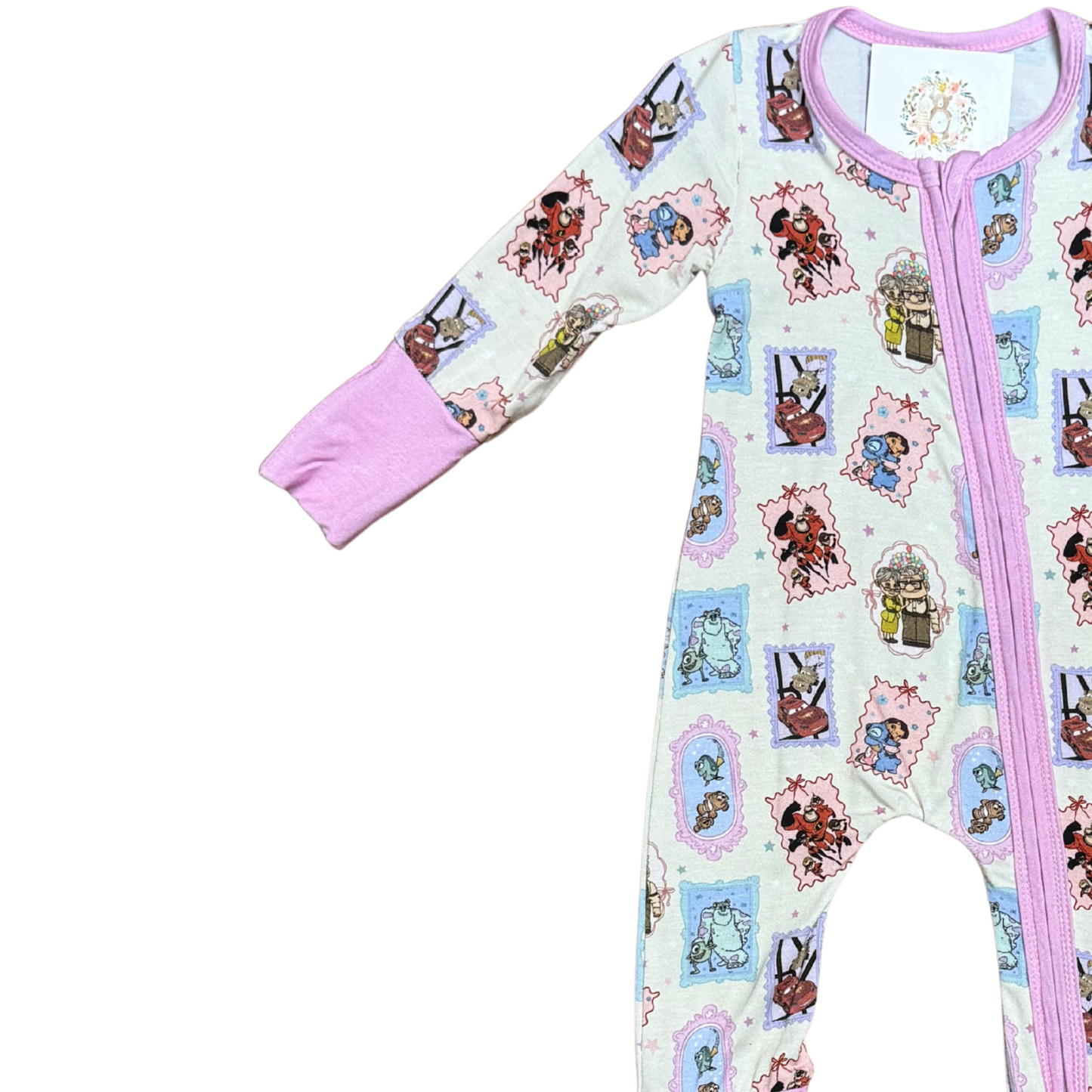 Pixar Characters Stamps Bamboo Romper