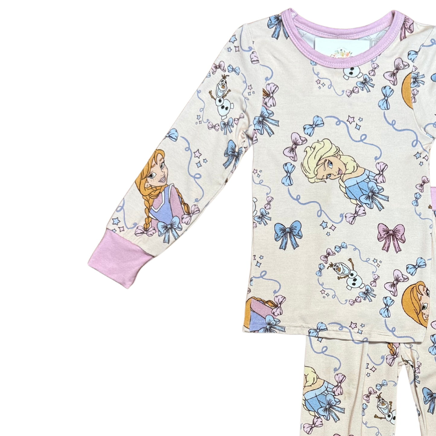 Elsa & Anna Frames Bamboo PJ's