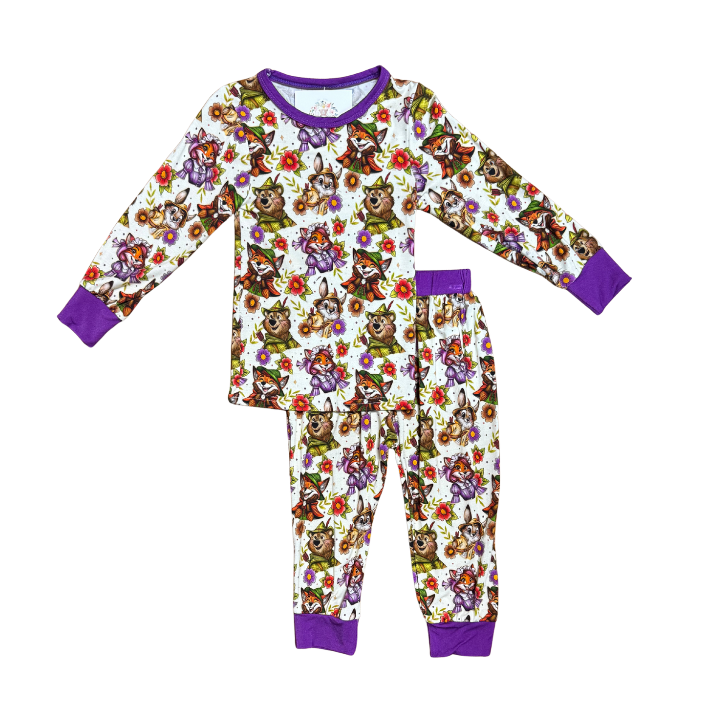 Robin Hood Characters Bamboo PJ's