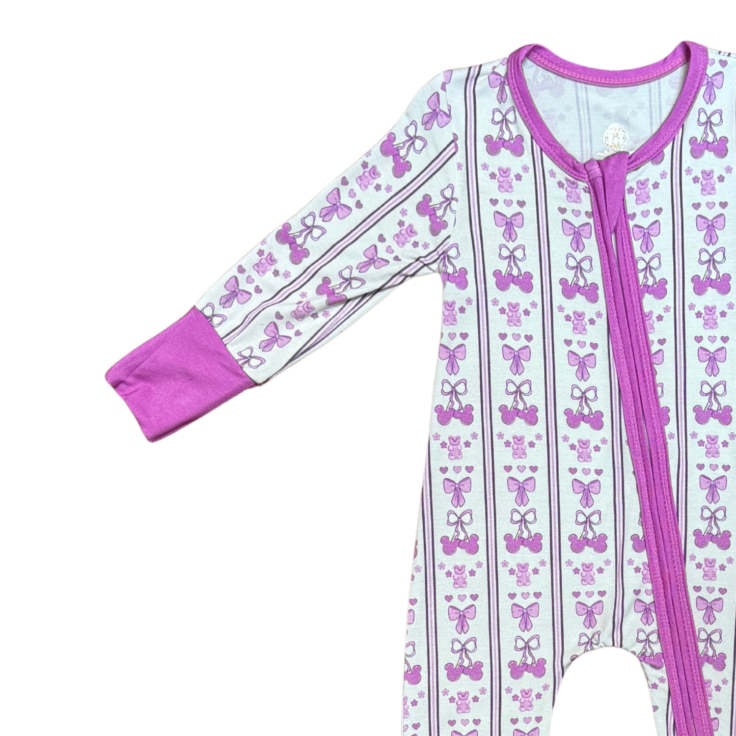 Minnie Cherries Bamboo Romper