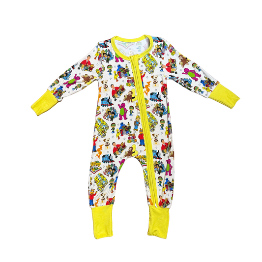 PBS Cartoon Mashup Bamboo Romper