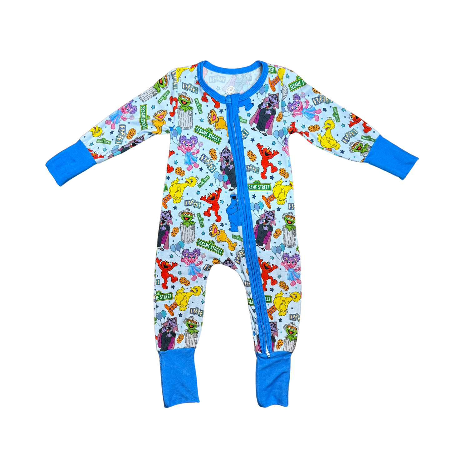 Down On Sesame Street Bamboo Romper