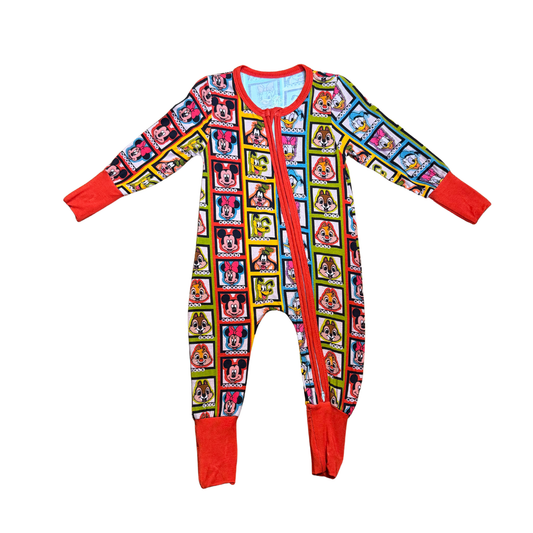 Mickey & Friends Character Reel Bamboo Romper
