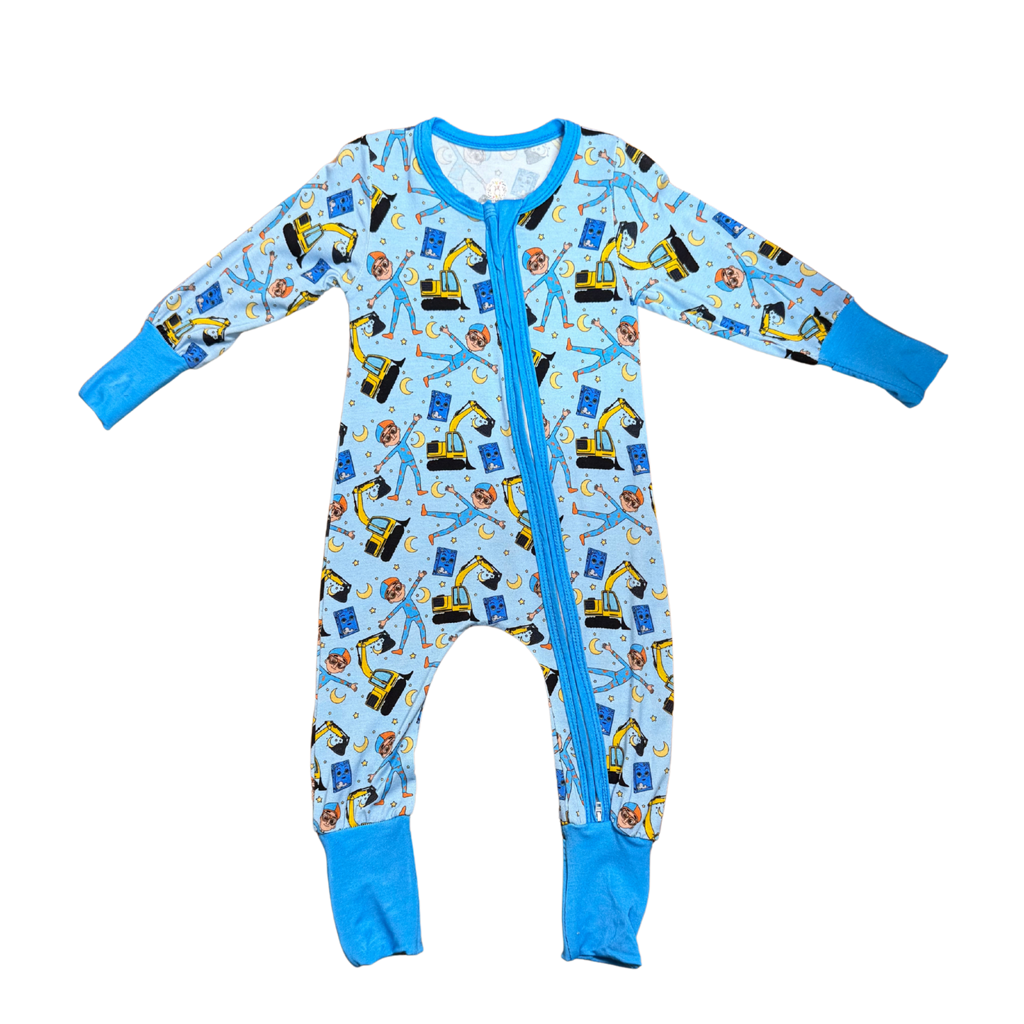Goodnight Blippi Bamboo Romper