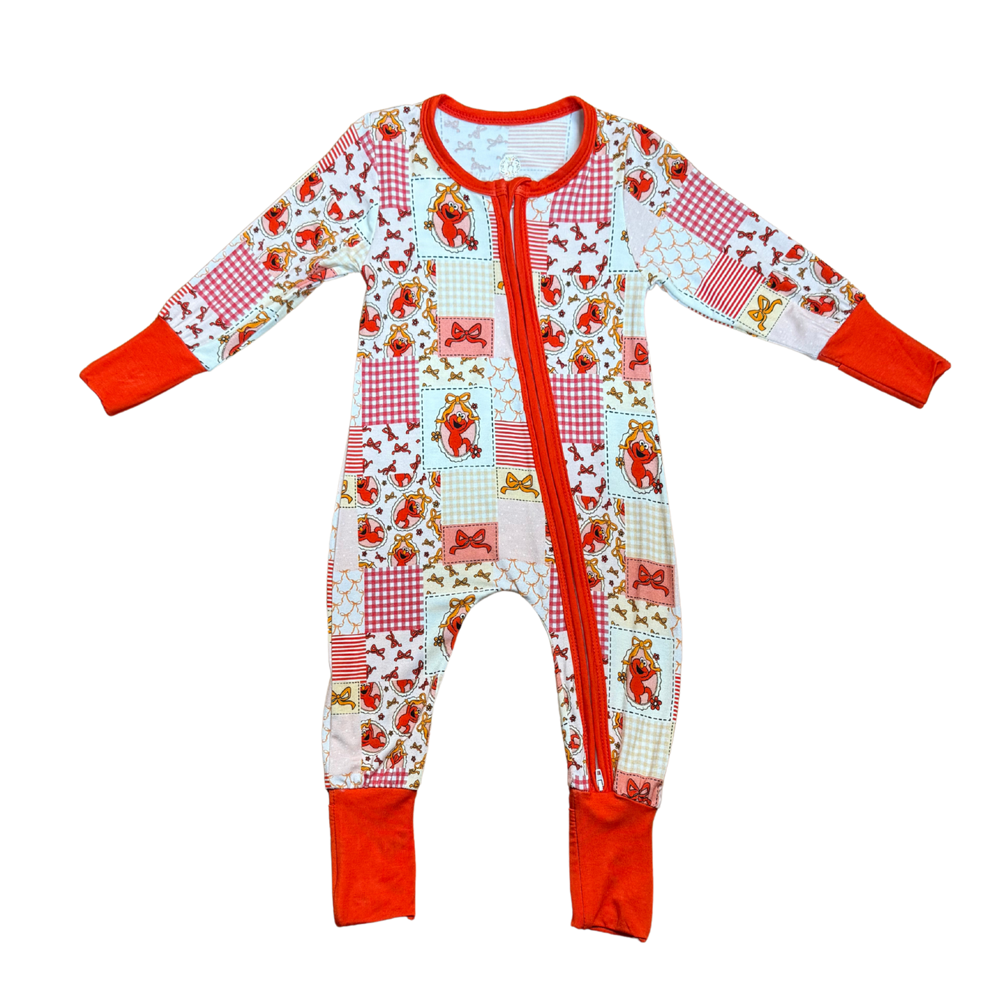 Coquette Framed Elmo Bamboo Romper