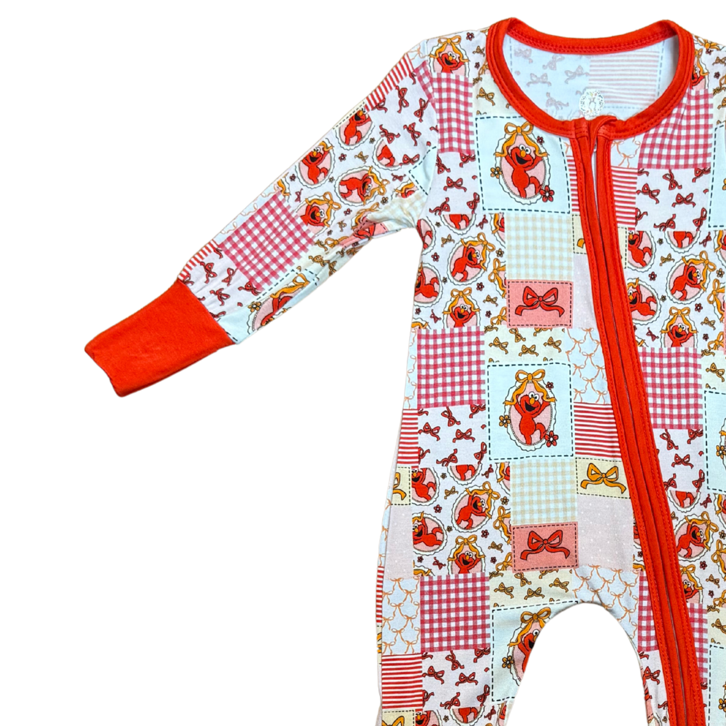 Coquette Framed Elmo Bamboo Romper