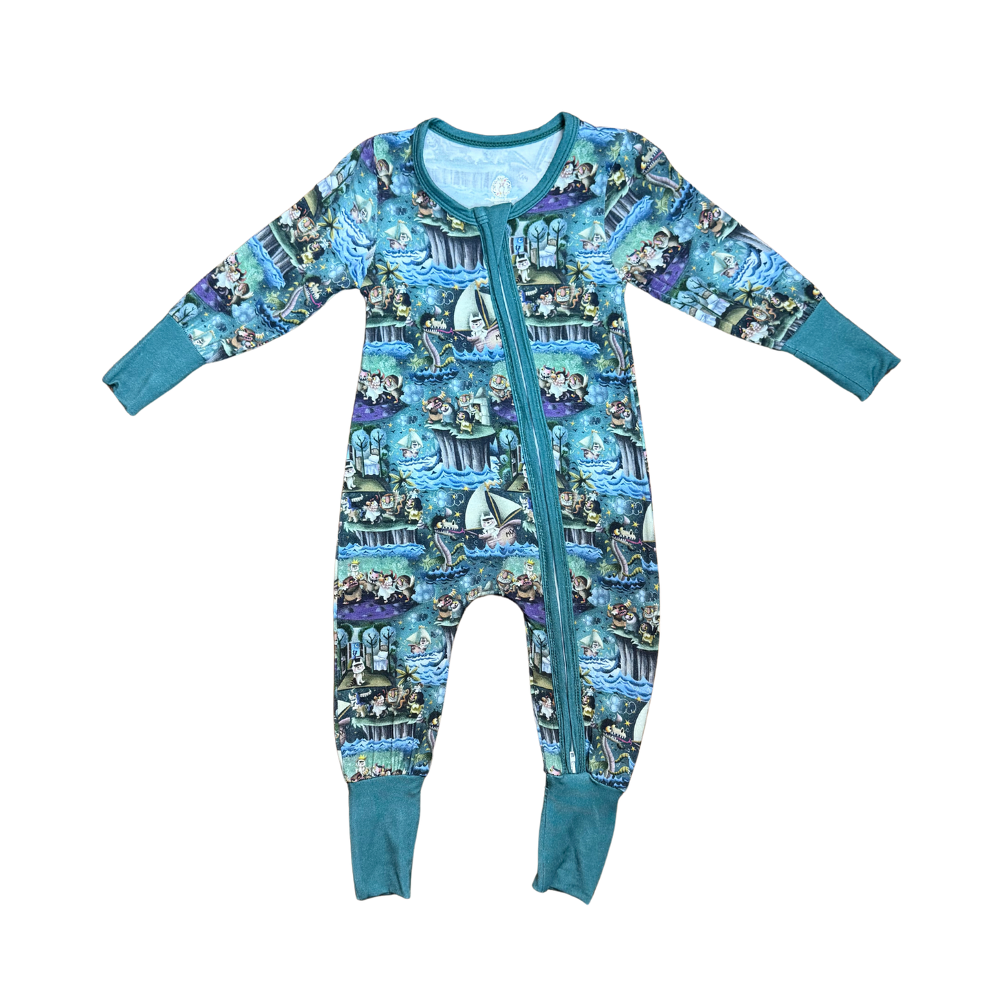 Out Where the Wild Things Are Bamboo Romper