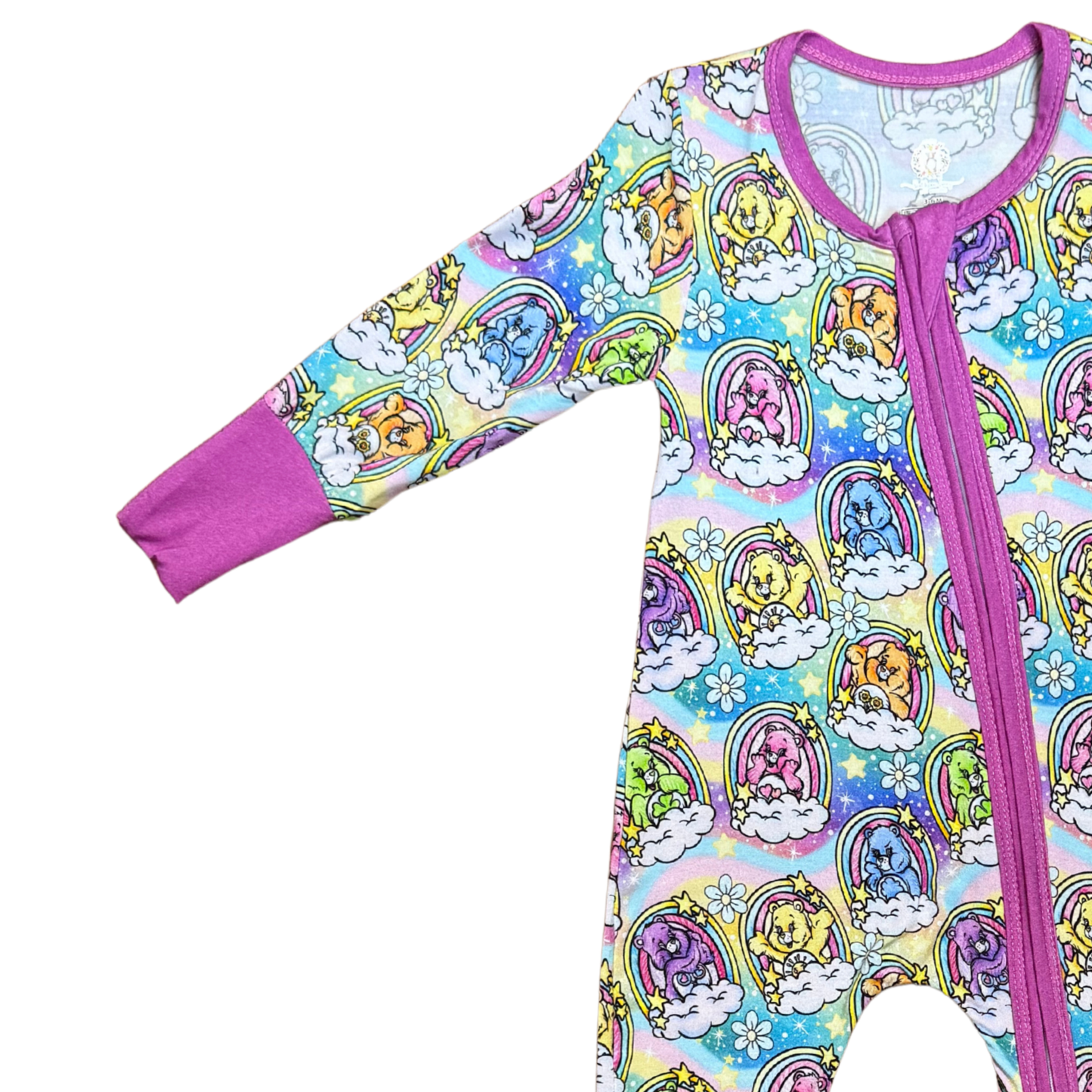 Rainbow Care Bears Bamboo Romper