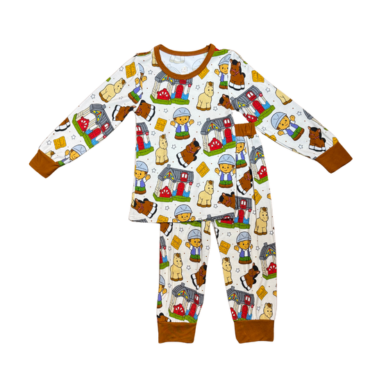 Little People On The Farm Bamboo PJ's