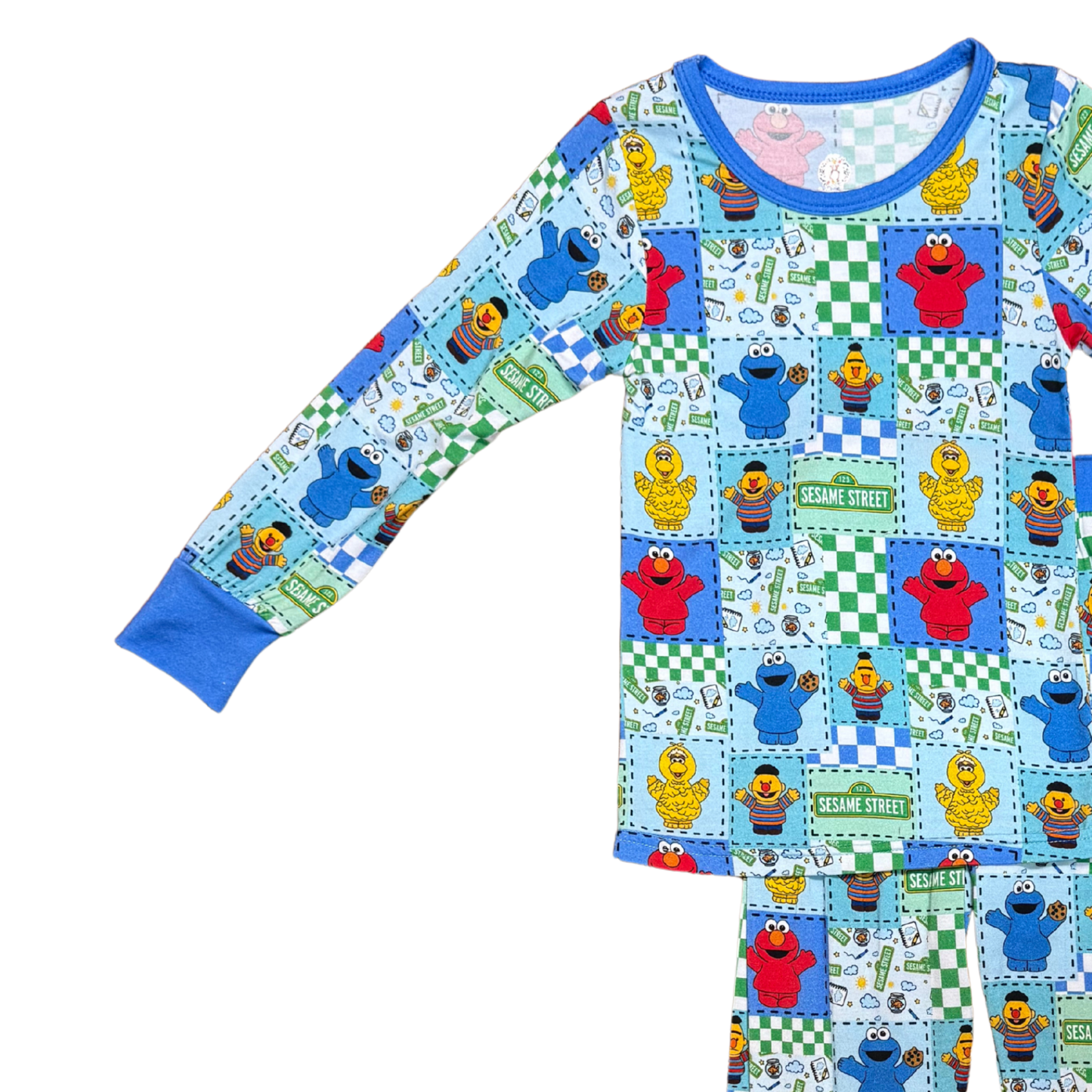 Sesame Street Little People Bamboo PJ's (Blue)
