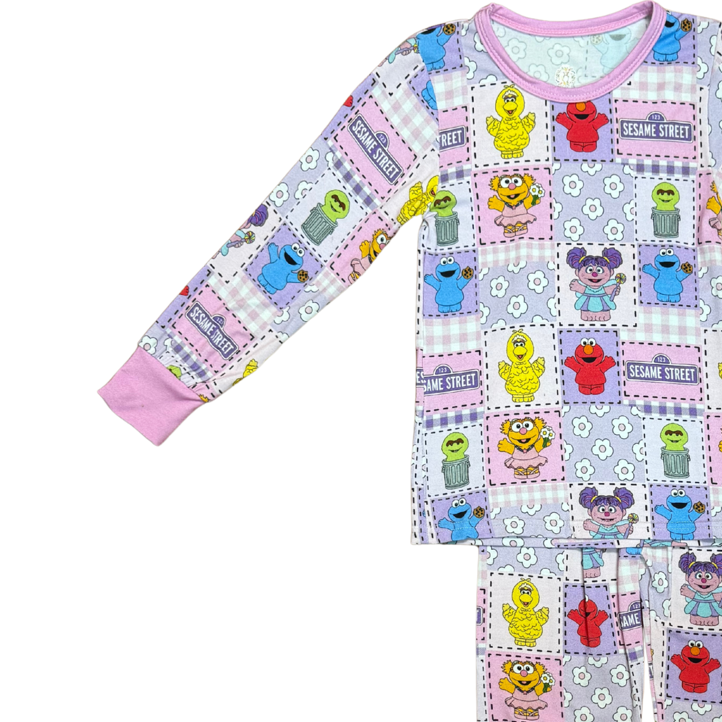 Sesame Street Little People Bamboo PJ's (Purple)